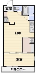 Like作草部2ndの物件間取画像